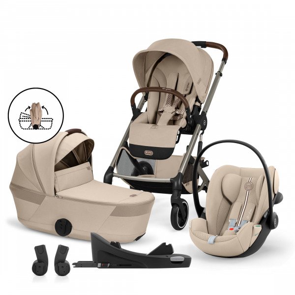 CYBEX Gold Balios 2026 4in1 �sszecsukhat� m�zessel - Almond Beige